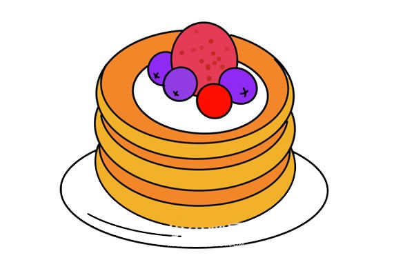 松饼简笔画画法 松饼简笔画画法