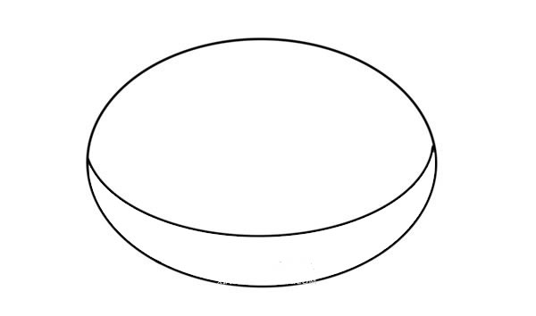 巧克力甜甜圈简笔画画法 巧克力甜甜圈简笔画画法