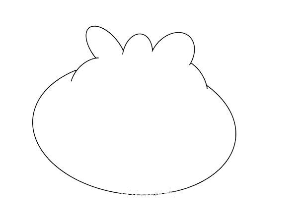 卡通包子简笔画画法