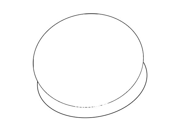 几笔就会的柿饼简笔画