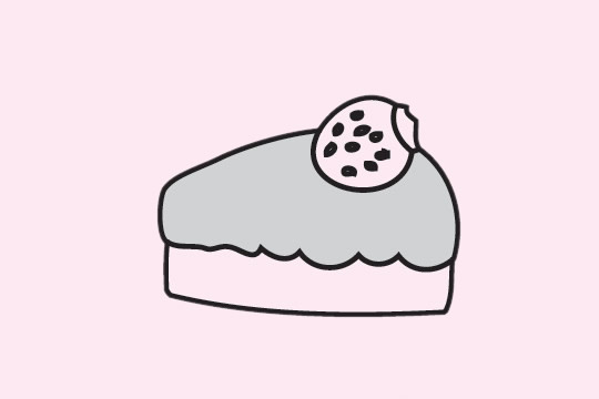 分享几款蛋糕的简笔画(蛋糕简单大方)