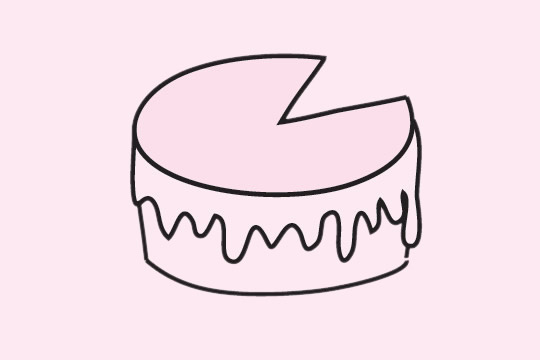 分享几款蛋糕的简笔画 分享几款蛋糕的简笔画