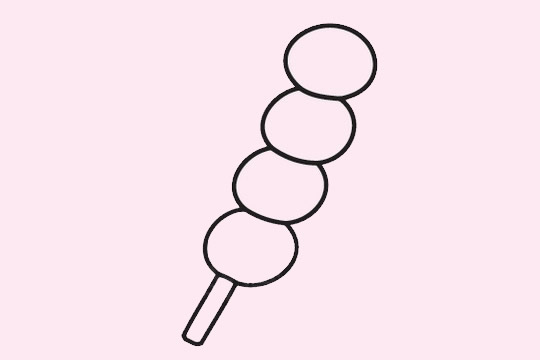 非常简单的糖葫芦简笔画 非常简单的糖葫芦简笔画