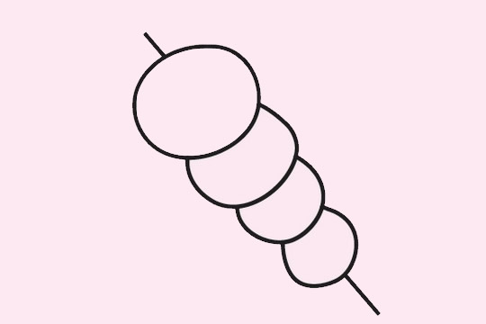 非常简单的糖葫芦简笔画 非常简单的糖葫芦简笔画