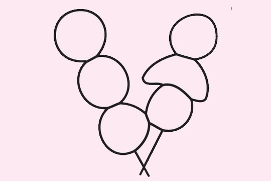 非常简单的糖葫芦简笔画 非常简单的糖葫芦简笔画