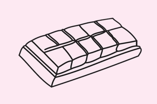 分享几款巧克力的简笔画 分享几款巧克力的简笔画