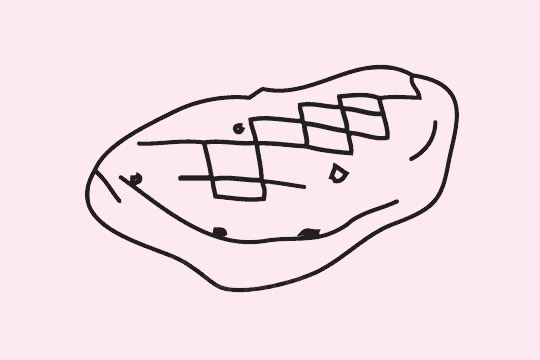 分享几款牛排简笔画