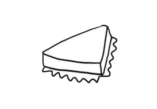 好吃的三明治简笔画