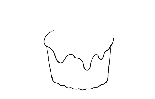纸杯蛋糕简笔画步骤 纸杯蛋糕简笔画步骤