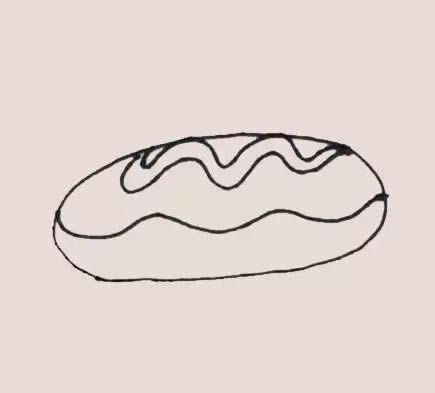 两块面包简笔画