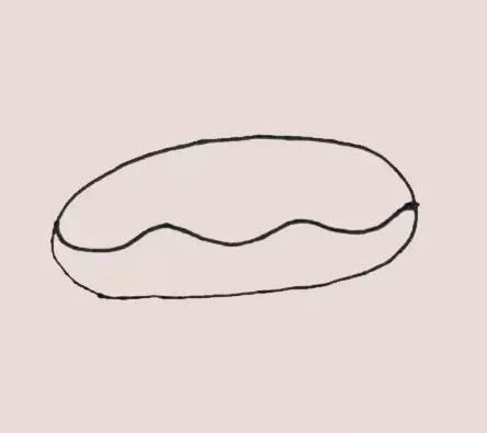 两块面包简笔画