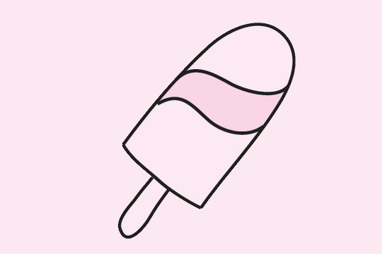 分享几款雪糕冰棒的简笔画(雪糕100种)