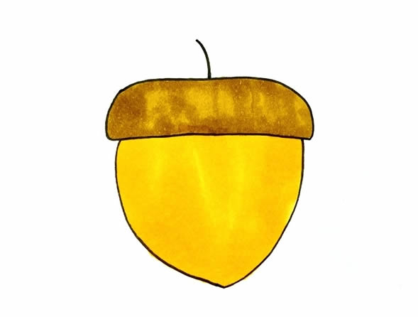 松果怎么画简单又好看