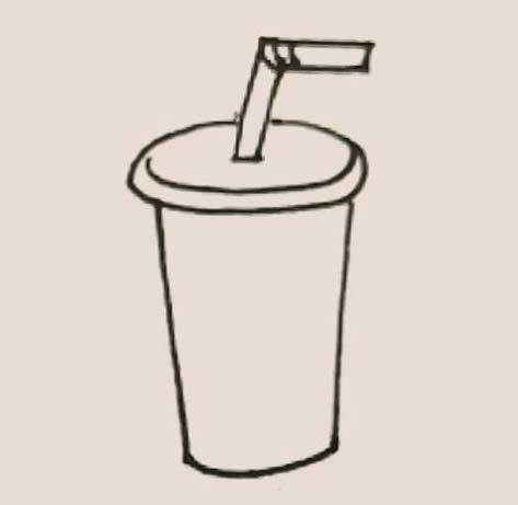 一杯可乐简笔画