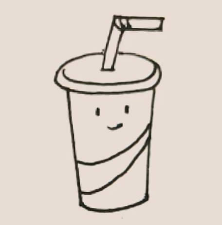 一杯可乐简笔画