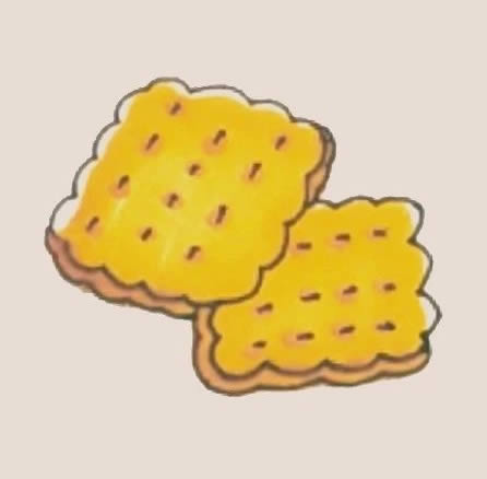 饼干简笔画步骤画法 饼干简笔画步骤画法