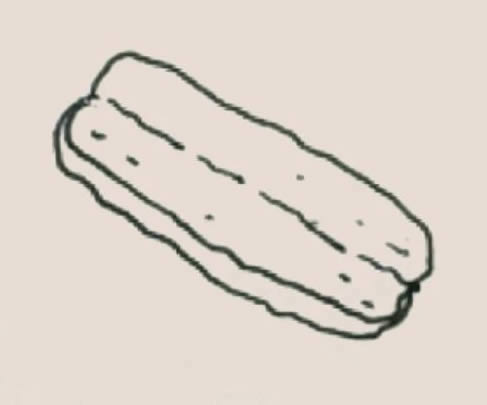 油条简笔画步骤