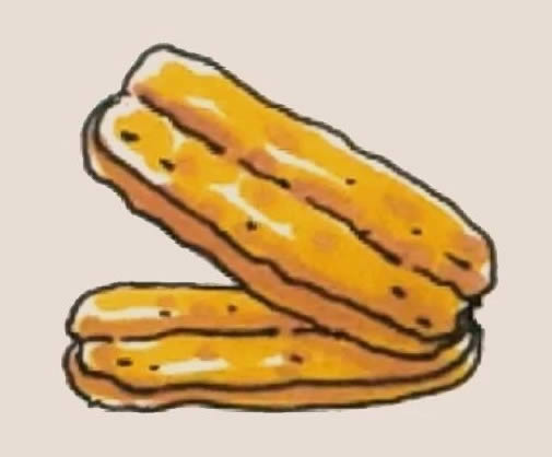 油条简笔画步骤