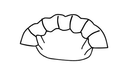 饺子简笔画图片大全
