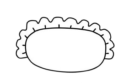 饺子简笔画图片大全