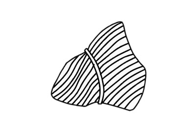 分享几幅粽子的简笔画(粽子最简单的画)