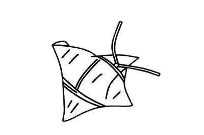 分享几幅粽子的简笔画