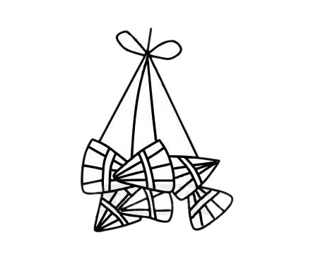 分享几幅粽子的简笔画