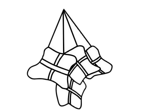 分享几幅粽子的简笔画