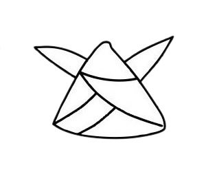 粽子简笔画教程 粽子简笔画教程