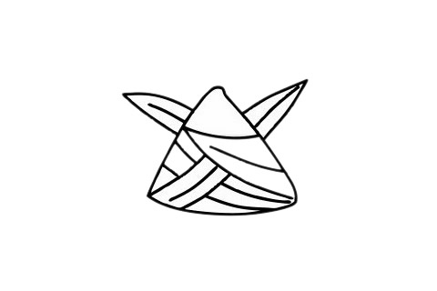 粽子简笔画教程 粽子简笔画教程