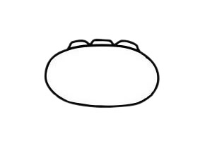 月饼简笔画简单画法 月饼简笔画简单画法