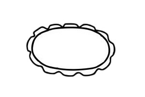 月饼简笔画简单画法 月饼简笔画简单画法