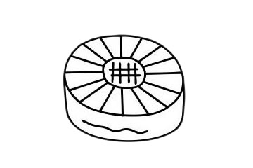 几幅关于月饼的简笔画