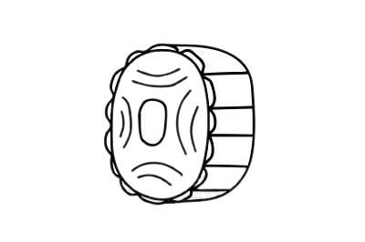 几幅关于月饼的简笔画