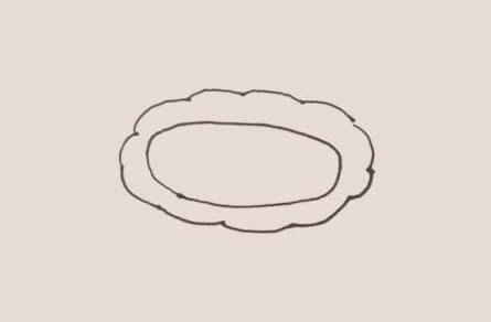 中秋美食月饼简笔画 中秋美食月饼简笔画