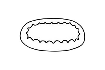 一看就会的披萨简笔画