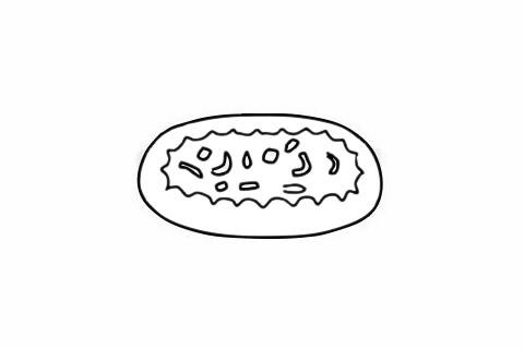 一看就会的披萨简笔画