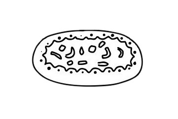 一看就会的披萨简笔画