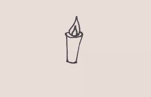 生日蛋糕简笔画步骤