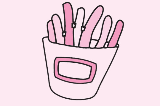 薯条简笔画图片大全