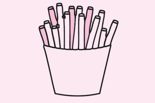 薯条简笔画图片大全