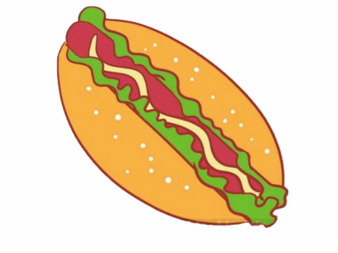 面包简笔画图片大全