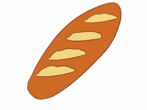 面包简笔画图片大全