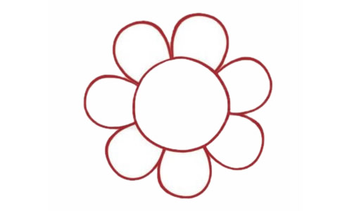 漂亮的棒棒糖儿童简笔画