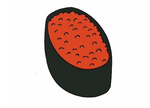 寿司简笔画图片大全