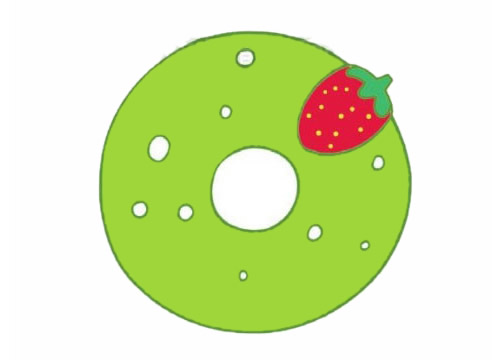 甜甜圈简笔画图片大全