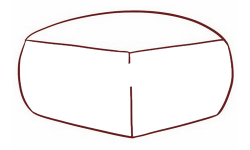 奶酪简笔画的画法步骤 奶酪简笔画的画法步骤