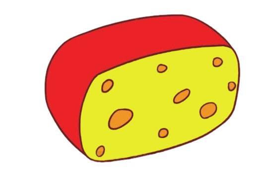 奶酪简笔画图片大全
