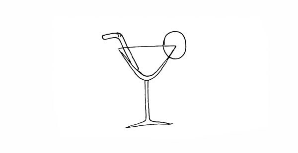 非常详细的果汁简笔画