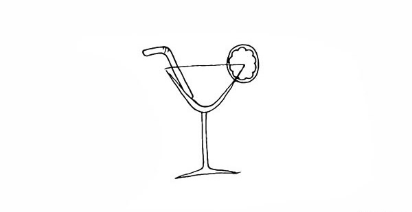 非常详细的果汁简笔画